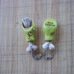 Rat Fink Toe key chain sculpted by artist Odd Rodney