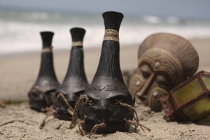 Sculpted Bottle - By Local Artist, Odd Rodney