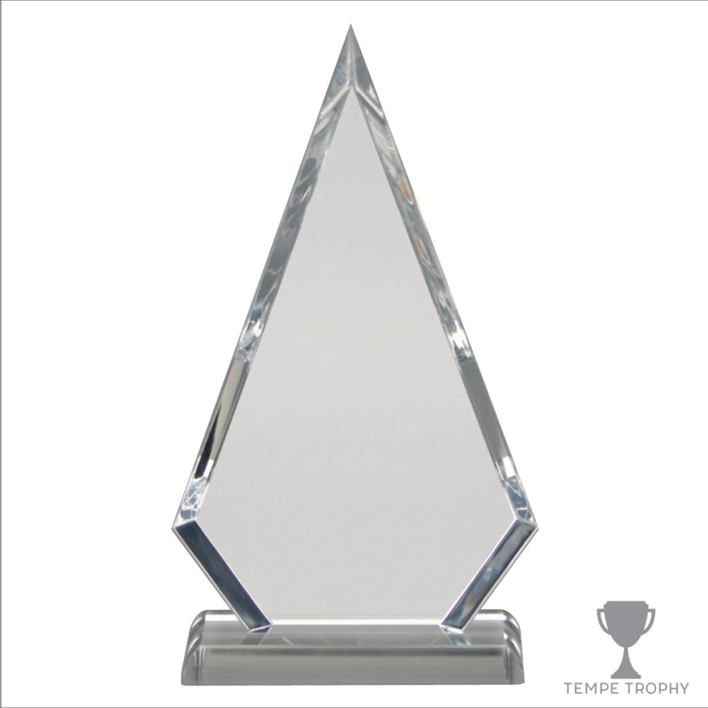 Clear Arrowhead Acrylic with Base