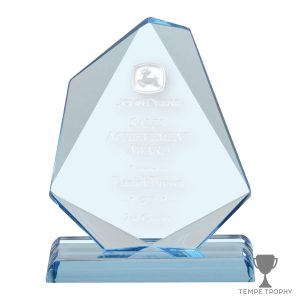 Blue Jewel Engraved Acrylic Award