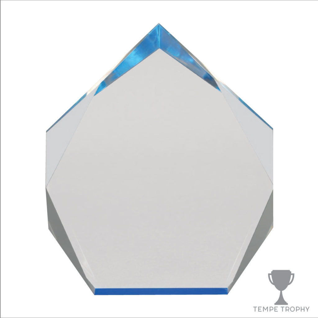 Bleu De France Blue Acrylic Award Spectra Diamond