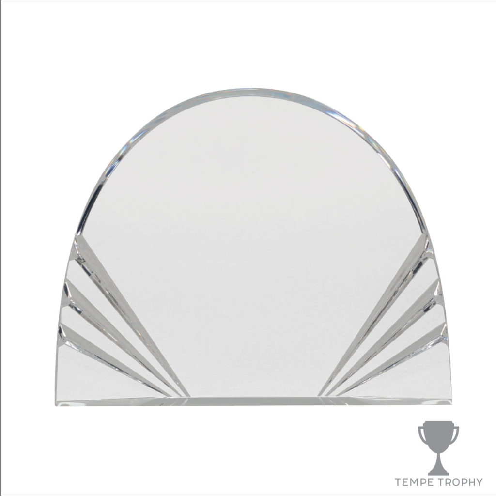 Sunburst Half Circle Acrylic Award