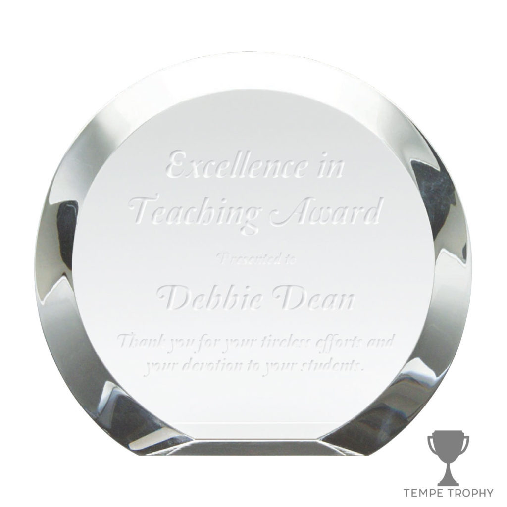 Circle Crystal Award