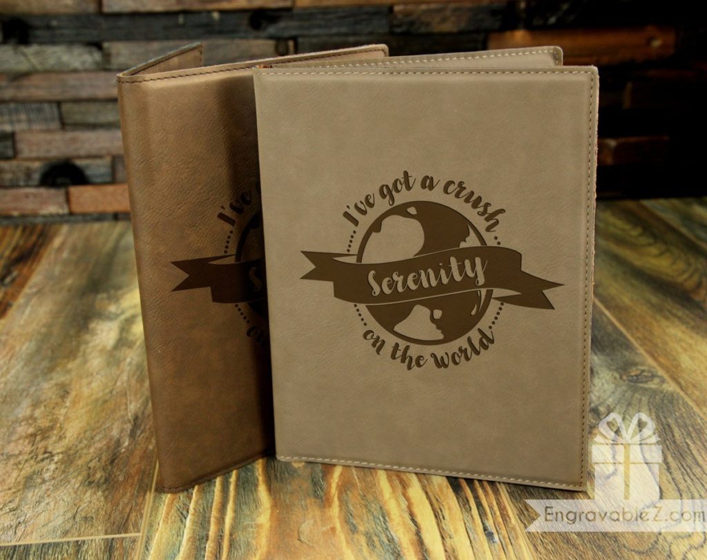 Custom Notebook - I've Got A Crush On The World - Image 2