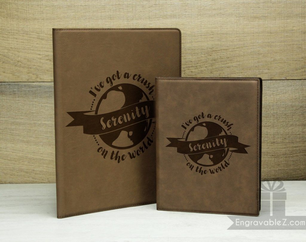 Custom Notebook - I've Got A Crush On The World - Image 3