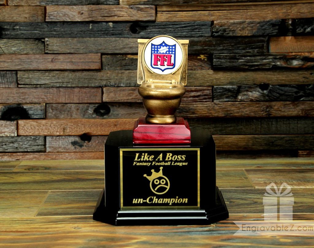Fantasy Football Trophy - The Flusher - Image 2