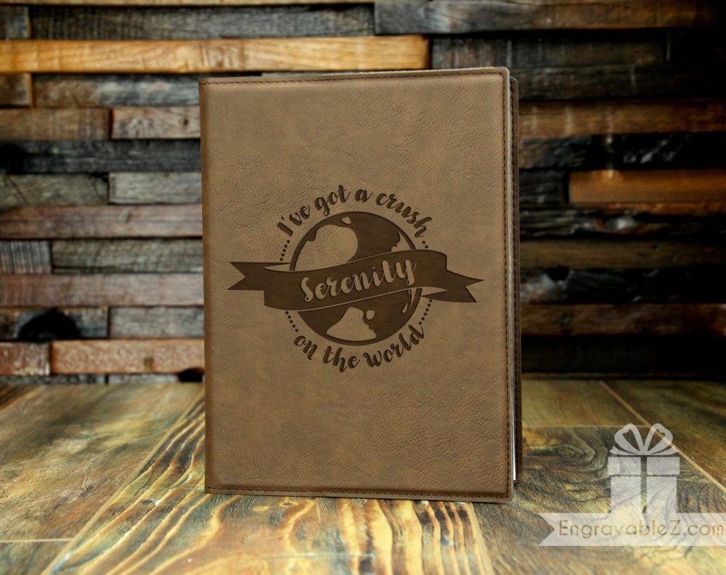 Custom Notebook - I've Got A Crush On The World