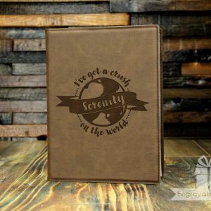 Custom Notebook - I've Got A Crush On The World