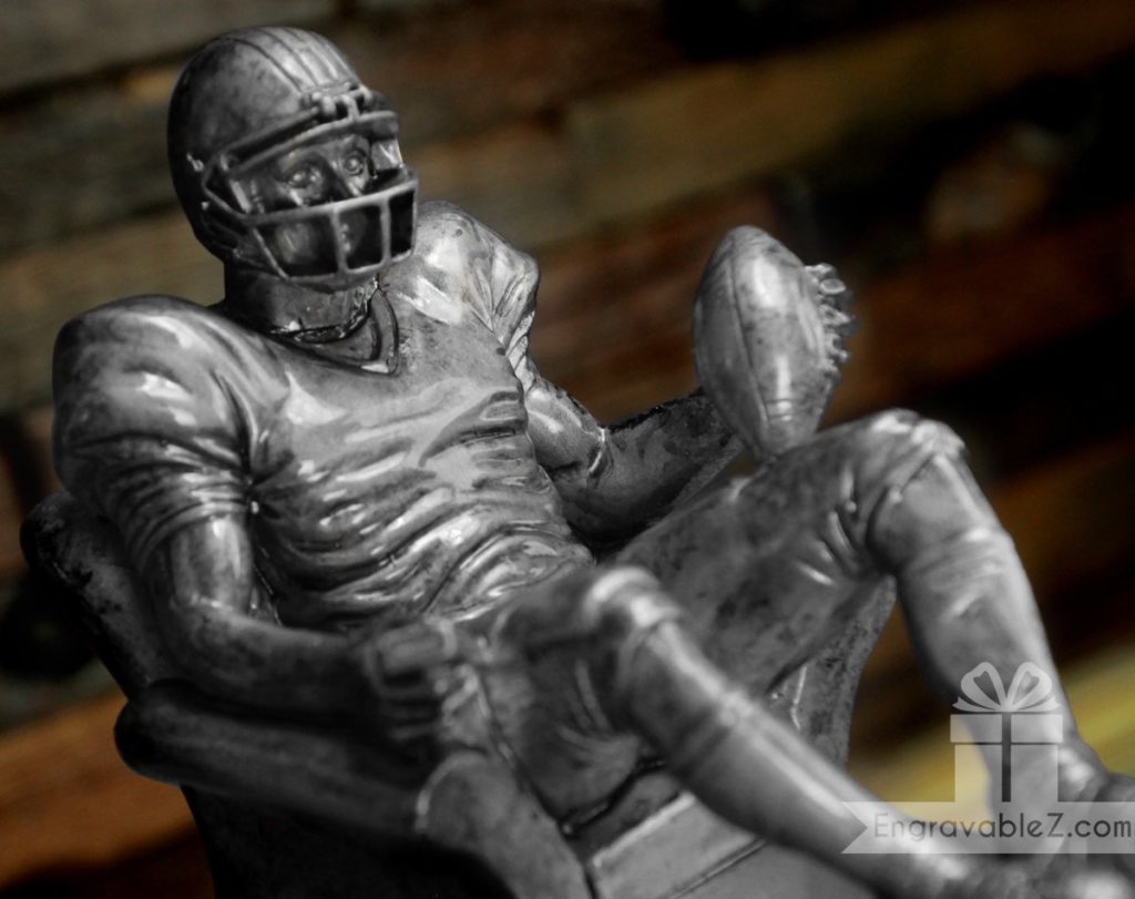 Fantasy Football Trophy - Silver Armchair Quarterback - Image 3