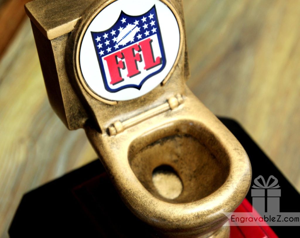Fantasy Football Trophy - The Flusher - Image 3