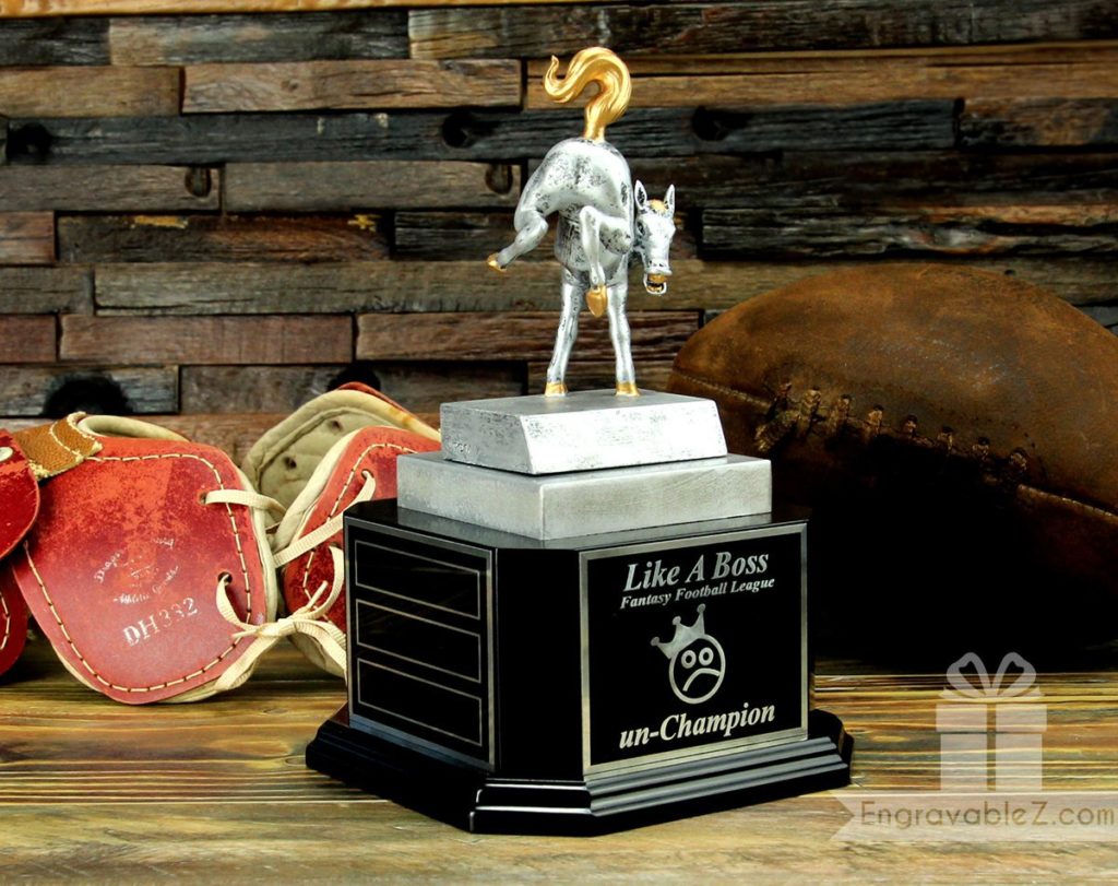 Fantasy Football Trophy - Jackass Bobble Bum - Image 3
