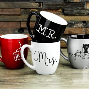 Custom Pair of Coffee Mugs - Set of 2 Mugs