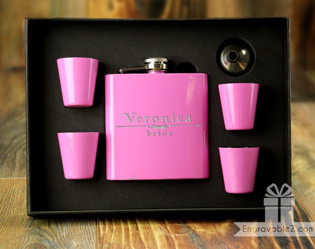 Flask Gift Set w/ Custom Engraving - Fully Loaded - Image 4