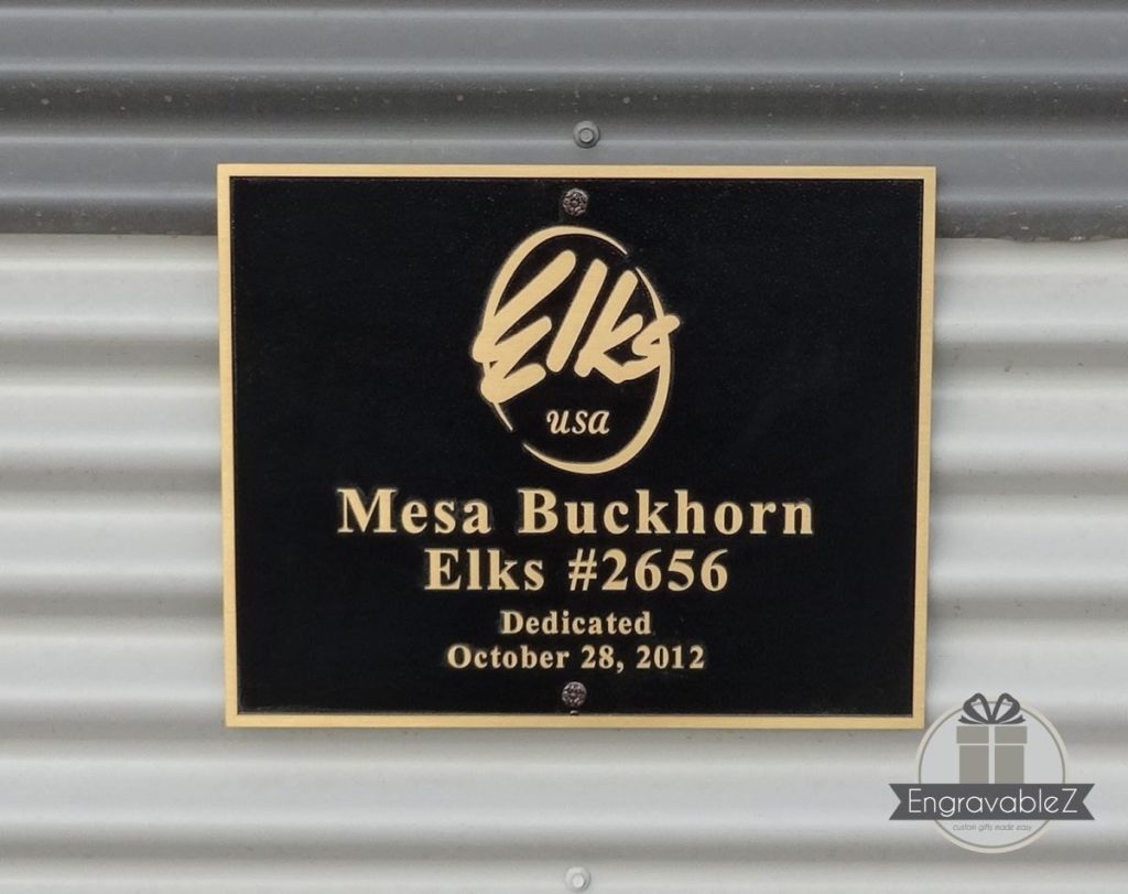 Solid Bronze Dedication Plaque