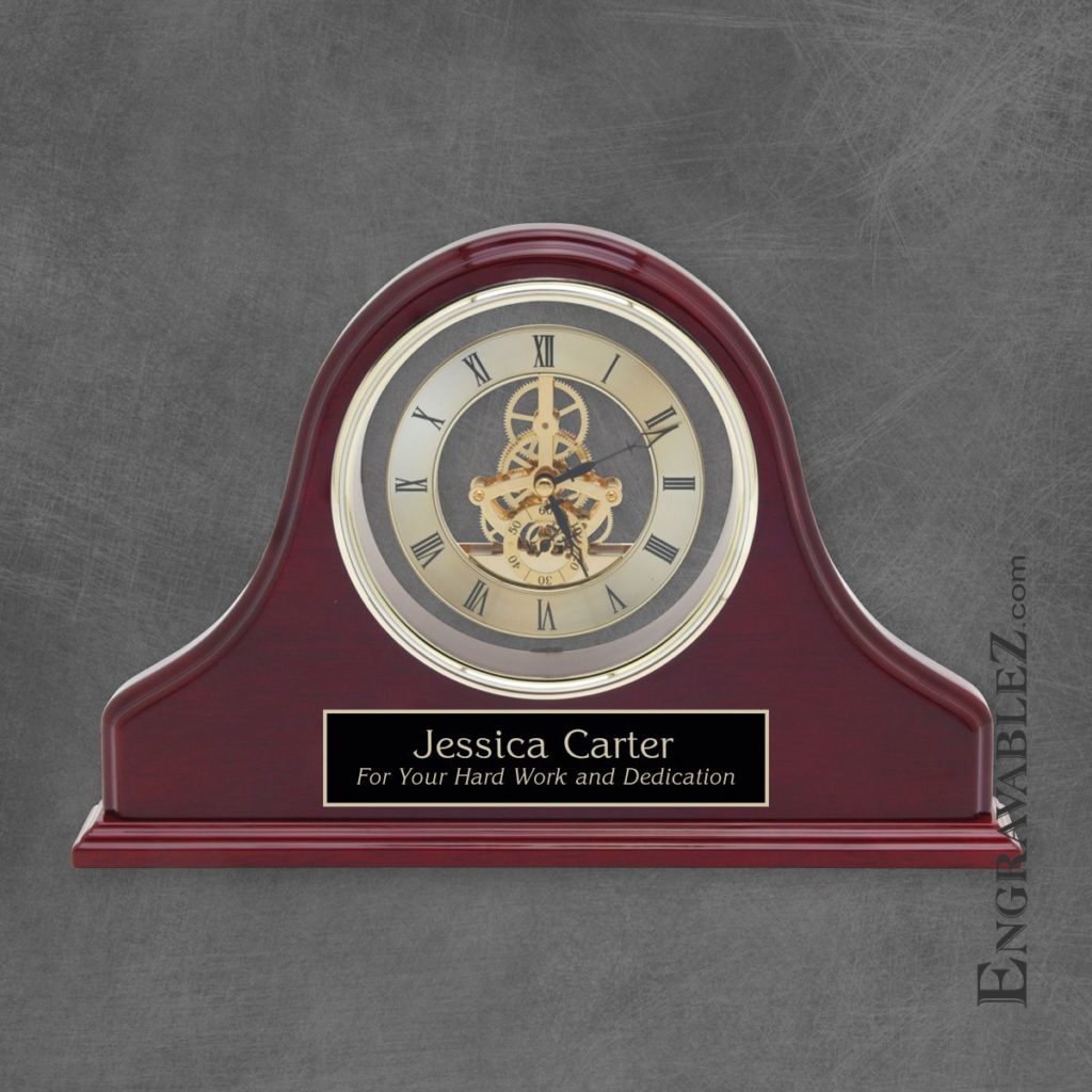 Plymouth Rosewood Clock