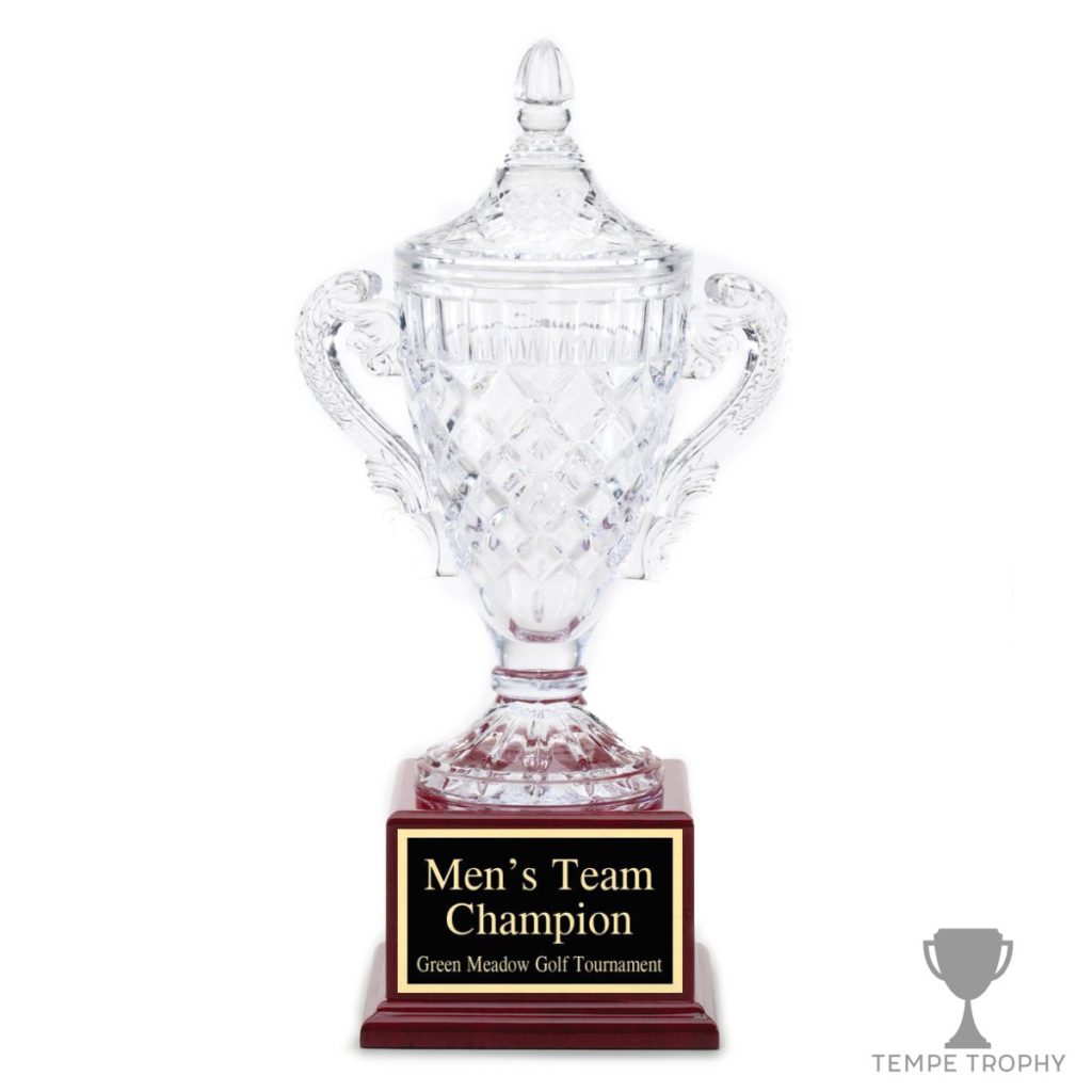 Crystal Cup on Rosewood